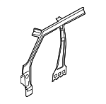 712022K510 - Body: Inner Hinge Pillar for Kia: Soul Image