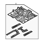 651002K400 - Body: Floor Pan Assembly for Kia: Soul Image