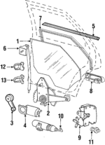E43Z5425766A - : Run Channel for Ford: Tempo | Mercury: Topaz Image