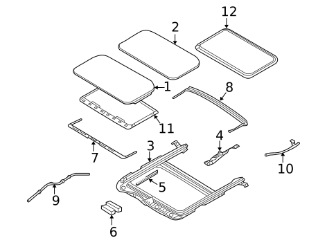 Sunroof for 2007 Ford Five Hundred #0