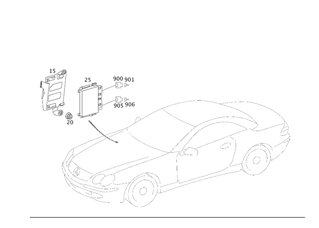 2105450040 - Electrical Equipment and Instruments: Receptacle Housing for Mercedes-Benz: 180C, 250, 300S, 600SL, C230, C240, C250, C280, C300, C32 AMG, C320, C350, C55 AMG, CL500, CL55 AMG, CL550, CL600, CL63 AMG, CL65 AMG, CLK320, CLK350, CLK500, CLK55 AMG, CLK550, CLK63 AMG, CLS500, CLS55 AMG, CLS550, CLS63 AMG, E250, E320, E350, E430, E500, E55 AMG, E550, E63 AMG, E63 AMG S, G55 AMG, G550, G550 4x4, G63 AMG, G65 AMG, GL320, GL550, ML320, ML350, ML430, ML450, ML500, ML55 AMG, ML550, ML63 AMG, S350, S400, S430, S500, S55 AMG, S550, S600, S63 AMG, SL320, SL500, SL55 AMG, SL550, SL600, SL63 AMG, SL65 AMG, SLK280, SLK300, SLR McLaren Image image