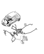68618968AA - Electrical: Headlamp To Dash Wiring for Dodge: Hornet | Fiat: 500E, 500X | Jeep: Renegade Image
