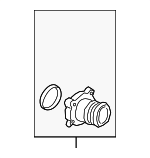 6M145674DQ - Cooling System: Pressure Pipe for Audi Image