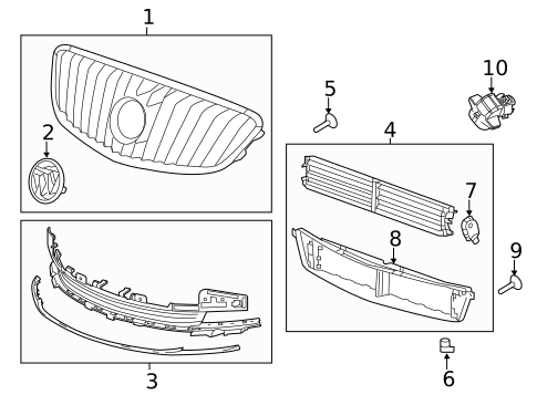 Grille & Components for 2016 Buick LaCrosse #0
