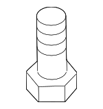 9YA010502 - Body: Bumper Cover Lower Bolt for Mazda: 2, 3, CX-7, CX-9, MX-5 Miata, Protege, Protege5, RX-8 Image