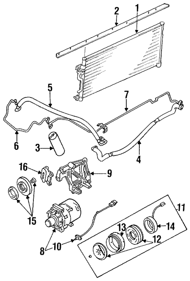 MB609127 - HVAC: Accessory Drive Belt Tensioner Assembly for Mopar Image