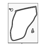 678710A050 - : Door Weather-Strip for Toyota Image
