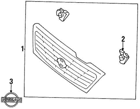 Grille & Components for 1997 Nissan 200SX #0