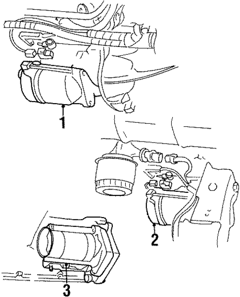 Starter for 2000 Chrysler Grand Voyager #0