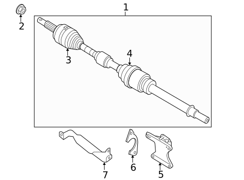 Drive Axles for 2013 Nissan Sentra #0