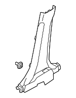 85835AO000CCV - Body: Lower Center Pillar Trim for Kia: Niro EV Image