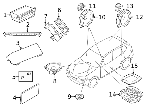 Sound System for 2025 BMW X5 #11