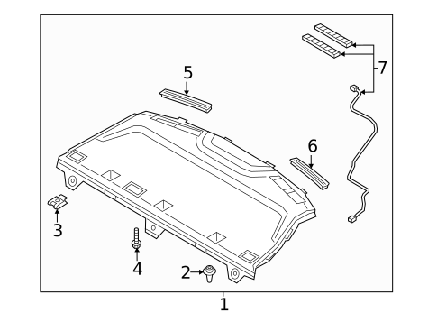 Interior Trim - Rear Body for 2016 Kia Optima #4