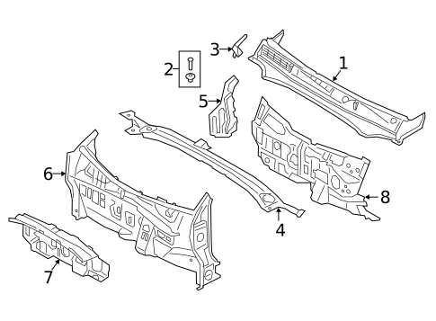 Cowl for 2019 Kia Forte #0