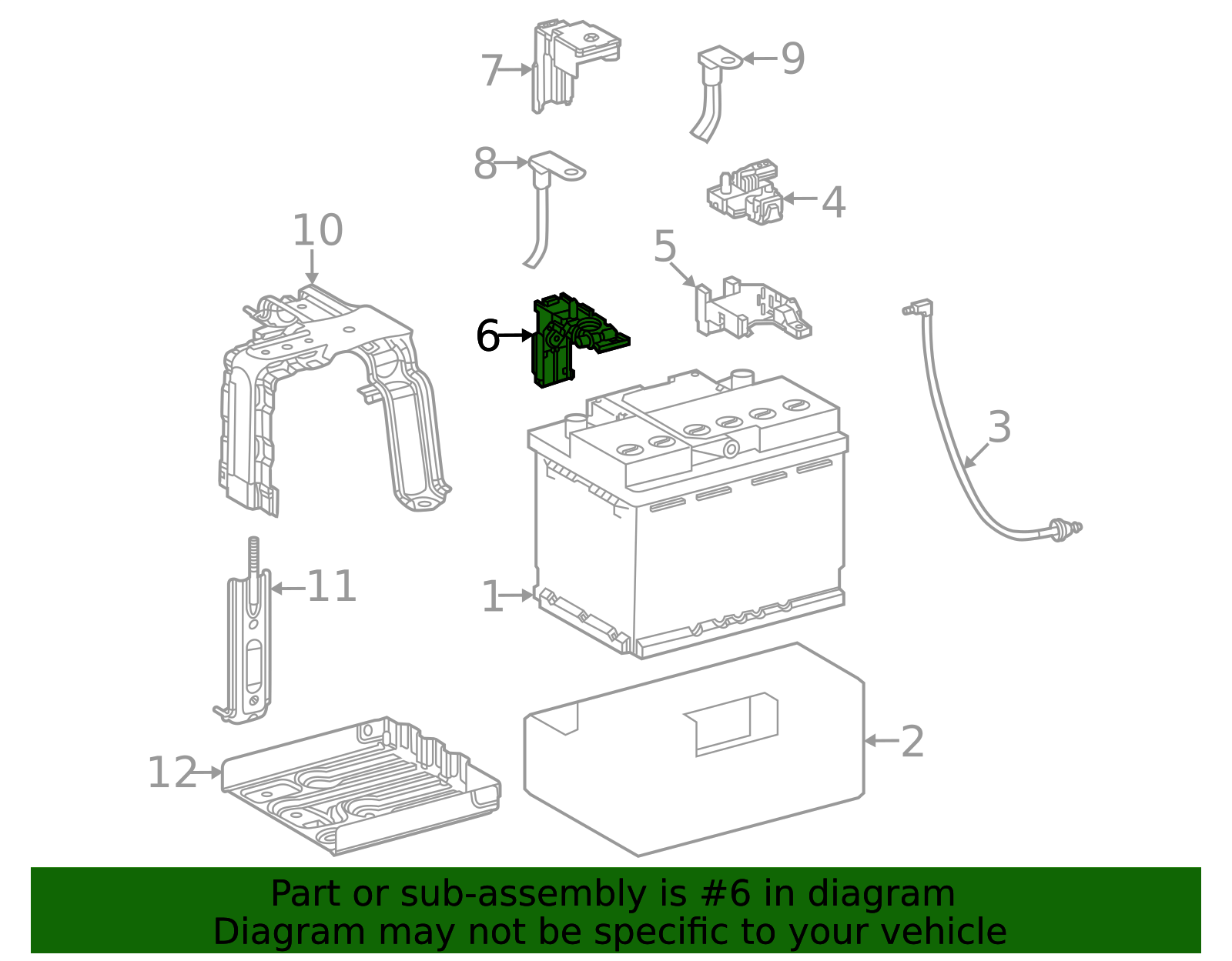 2022-2025 Lexus Battery Cable Terminal End 82620-78100 | OEM Parts