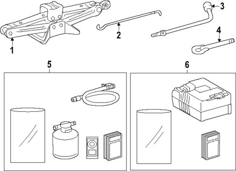 Jack & Components for 2025 Toyota Corolla Cross #0