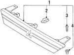 MB597789 - Body: Grille Assembly for Mitsubishi Image