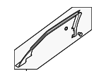 DP5Z5400014AB - : Window Molding for Lincoln: MKZ Image