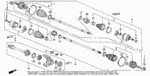 44305S84A00 - : Drive Shaft Assembly, R for Honda Image
