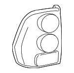 15131576 - Electrical: Tail Lamp Assembly for GMC: Envoy, Envoy XL Image