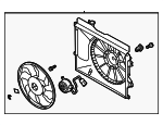 25380E4000 - Cooling System: Fan Module for Kia: Soul EV Image