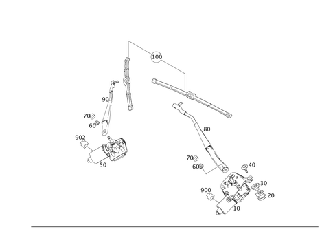 Pane Wiper for 2021 Mercedes-Benz AMG GT Black Series #0