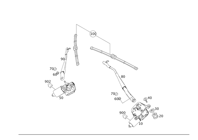 19983701 - Electrical System: Feed-Through Grommet for Mercedes-Benz Image image