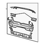 1E0813301E - Body: Rear Body Panel for Volkswagen Image
