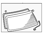 6810548090 - Body: Lift Gate Glass for Toyota: Highlander Image