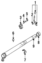 ZZL317510 - Automatic Transmission: Gear Shift Assembly for Mazda: B2300, B3000, B4000 Image