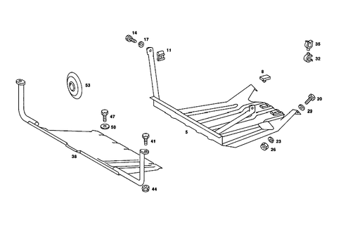 Oil Pan Undershield for 1975 Mercedes-Benz 230 #0