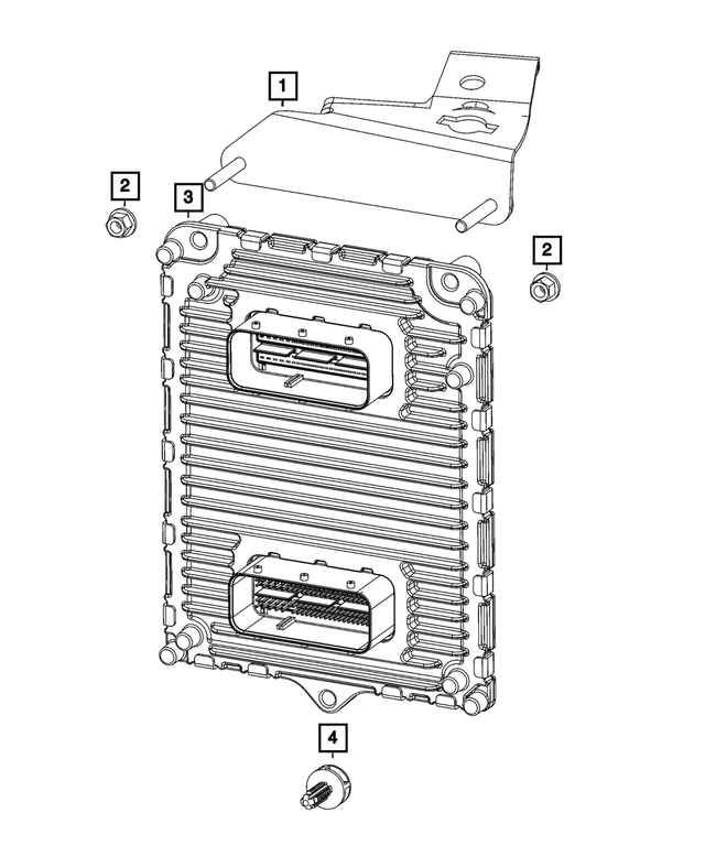 5187982AF - Electrical: Engine Control Module Bracket for Mopar Image