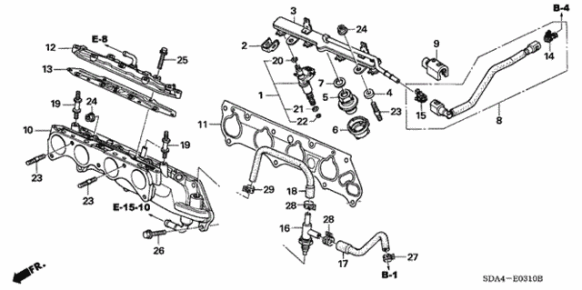 Fuel Injector (L4) for 2006 Honda Accord #0