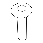 986116 - Body: Bumper Cover Screw for Volvo: 760, C30, C40 Recharge, C70, EC40, EX30, EX90, S40, S60, S60 Cross Country, S80, S90, V50, V60, V60 Cross Country, V70, V90, V90 Cross Country, XC60, XC70, XC90 Image