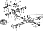 E4LY4010A - Suspension: Axle Housing for Lincoln: Continental, Mark VII Image