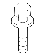 90144T00000 - Electrical: Headlamp Assembly Upper Bolt for Honda Image