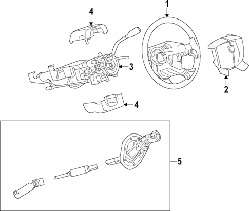 Steering Column for 2016 Ram 3500 #0