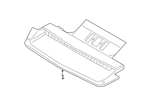 High Mounted Stop Lamp for 2011 Volvo S40 #0