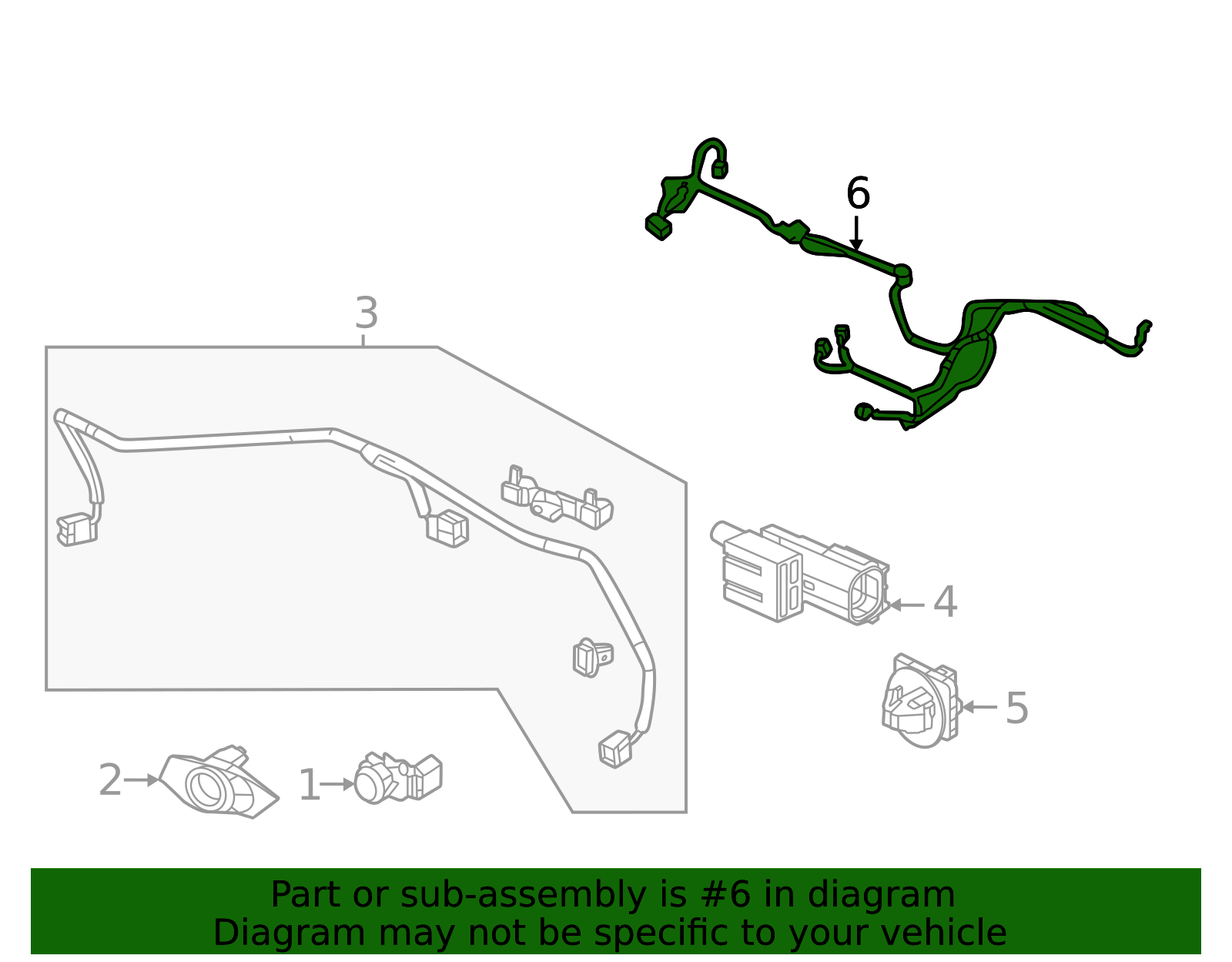 32130-T61-A40 - Parking Aid System Wiring Harness | All Discount