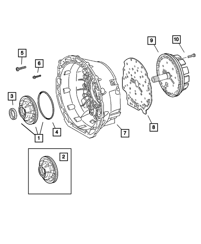RL087860AA - Automatic Transmission 5 Speed [DGJ]: Transmission Oil Pump for Mopar Image image