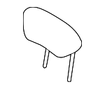 BN7Z54611A08AA - Body: Headrest for Ford Image