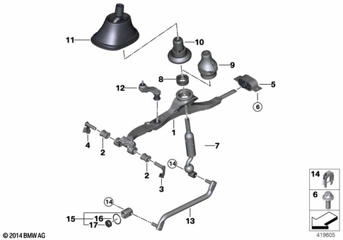 Gearshift Manual Transmission for 2015 BMW 228iX #0