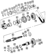 5103488AA - NVG271; Transfer Case: Input Gear Bearing for Mopar Image