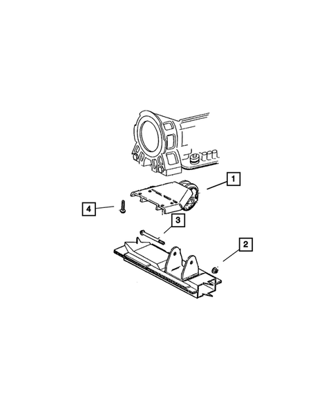 Engine Mounting for 2001 Jeep Cherokee #3