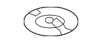 1T0803274 - Body: Spare Retainer for Volkswagen Image