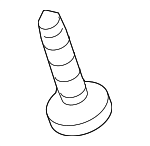 MN177310 - Body: Sun-visor Screw for Mitsubishi Image