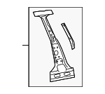 4878932AF - Body: Inner Center Pillar for Chrysler: Sebring | Dodge: Stratus Image