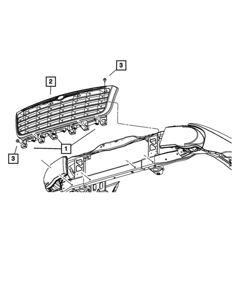 Grilles for 2008 Chrysler Aspen #0