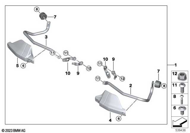 32715A7D2C8 - Protection: Handlebar Weight for BMW-Motorrad Image