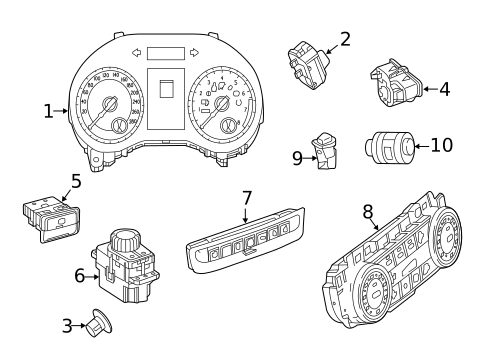 IGNITION LOCK for 2016 Mercedes-Benz CLA45 AMG #1